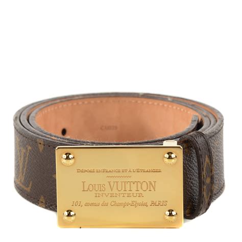 louis vuitton inventeur belt price